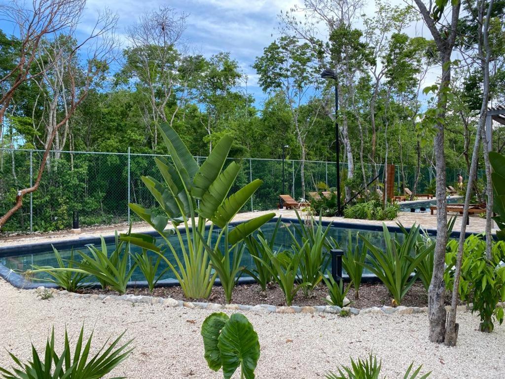 Aldea Savia By Andiani Travel Apartment Tulum Bagian luar foto